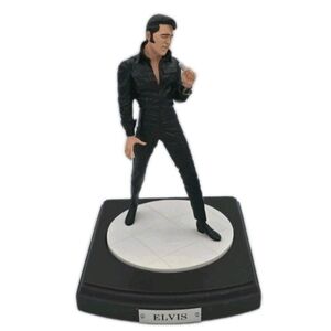Elvis Presley 25th Anniversary Figurine Limited Edition 2668 Of 5000 Heavy Black